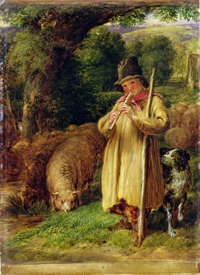 Herderjongen, 1831 door John Linnell